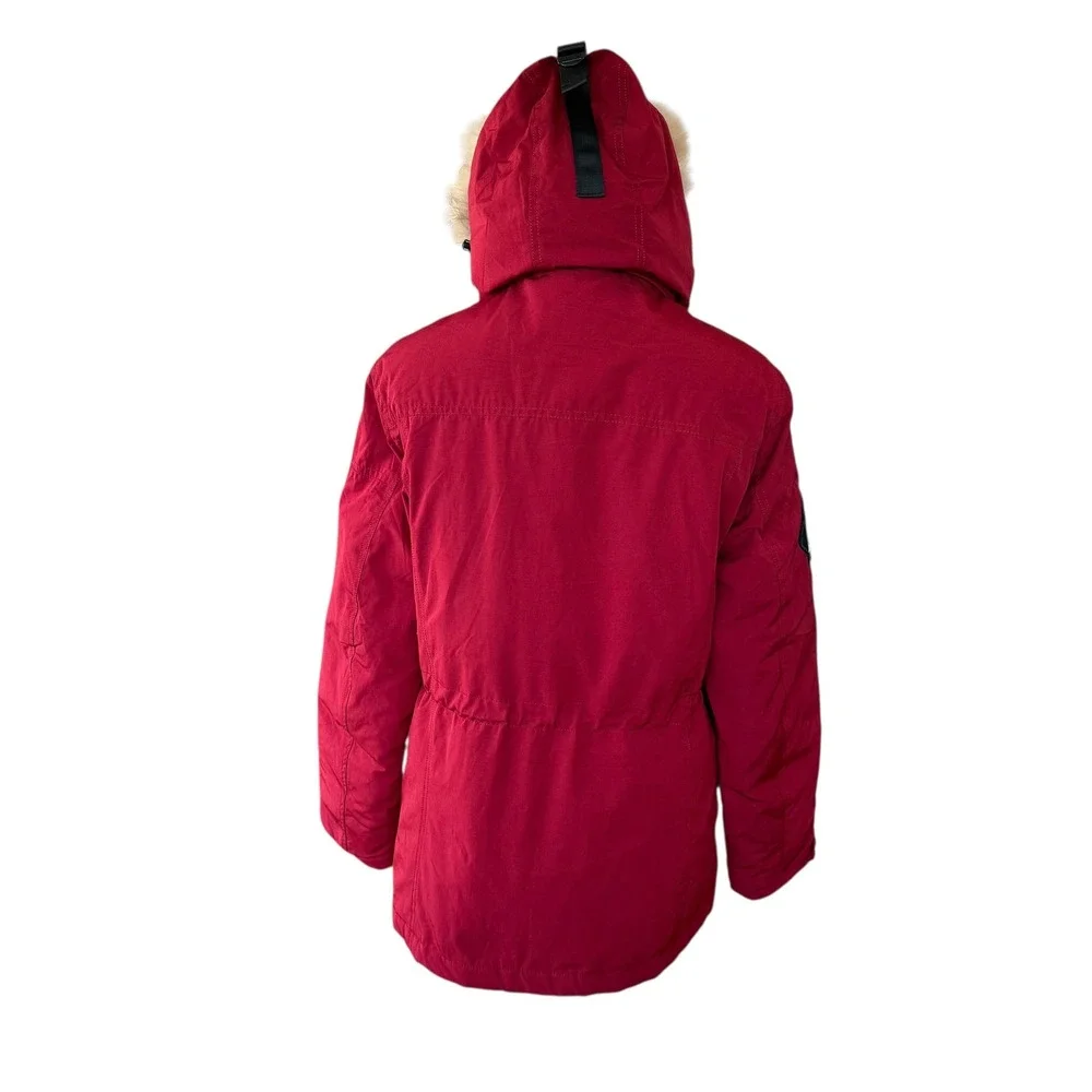TAPOO Mens Thick Down Coats Fur Windproof Winter Down Parka Jacket Outerwear L‎